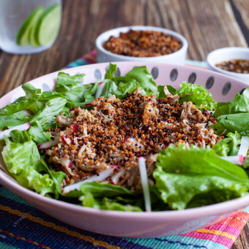 Salada de frango oriental - Quero Comida de Verdade - Receita Saudável