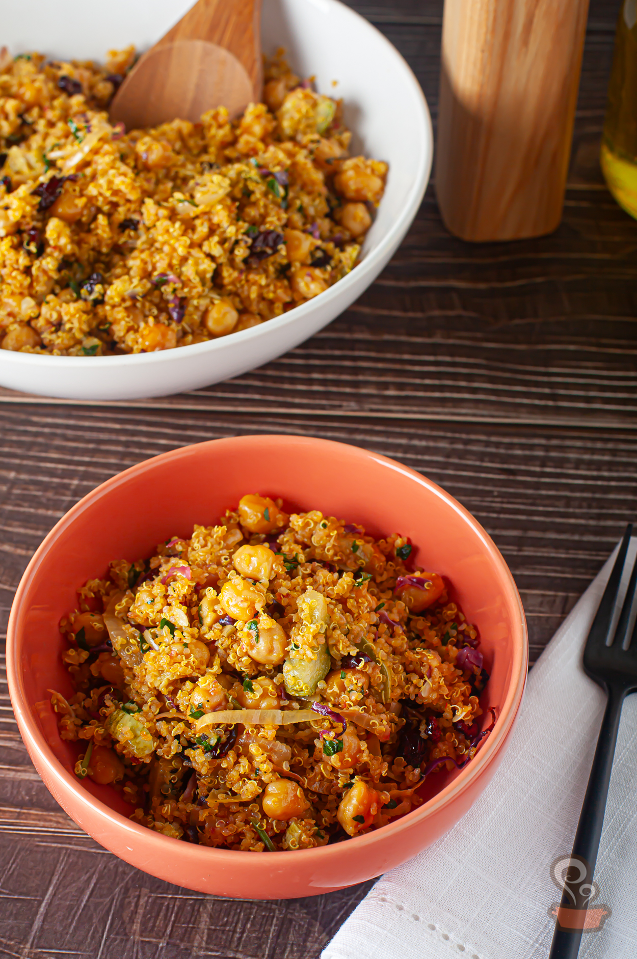 Salada de quinoa assada - Receita saudável - Quero Comida de Verdade